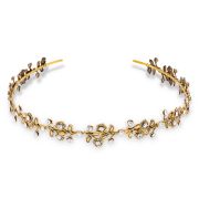 Chelsea Headband - Gold - Ellen Hunter NYC - Luxury Bridal Jewelry