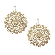 Terrian Earrings - Gold - Ellen Hunter NYC - Luxury Bridal Jewelry