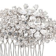 Ariella Comb - Silver - Ellen Hunter NYC - Luxury Bridal Jewelry