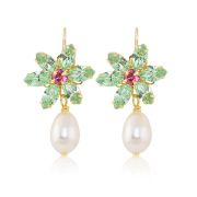 Allison Earrings - Gold - Ellen Hunter NYC - Luxury Bridal Jewelry