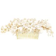 Gabriella Comb - Gold - Ellen Hunter NYC - Luxury Jewelry & Hair Accessories