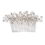 Lydia Comb - Silver - Ellen Hunter NYC - Luxury Bridal Jewelry & Hair Accessories