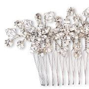 Lydia Comb - Silver - Ellen Hunter NYC - Luxury Bridal Jewelry & Hair Accessories