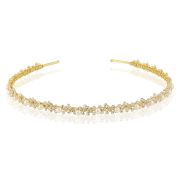 Nell Pearl Headband - Gold - Ellen Hunter NYC - Luxury Hair Accessories & Bridal Jewelry