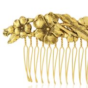 Dogwood Comb - Gold - Ellen Hunter NYC - Luxury Hair Accessories & Bridal Jewelry