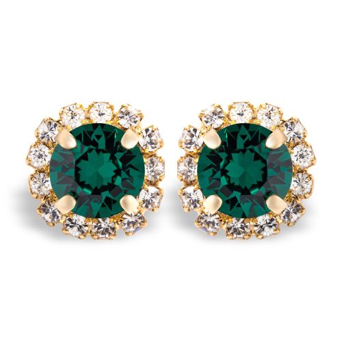 Florence Earrings – Emerald