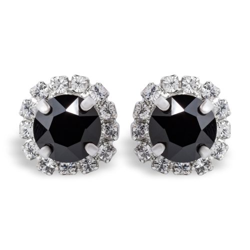 Florence Earrings – Jet Black