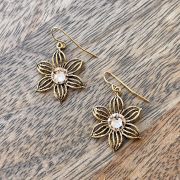 Meredith Earrings - Gold - Ellen Hunter NYC - Luxury Hair Accessories & Bridal Jewelry