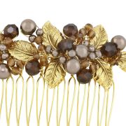 Veronica Comb - Gold - Ellen Hunter NYC - Luxury Hair Accessories & Bridal Jewelry